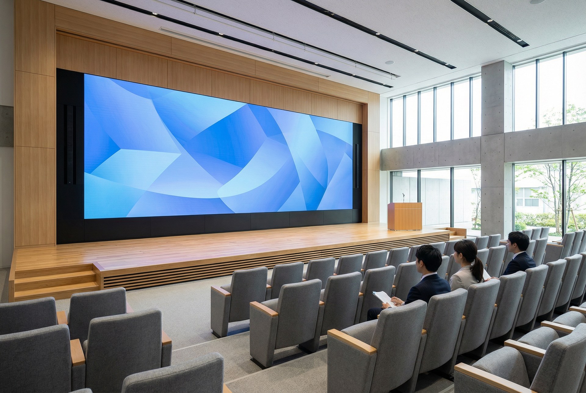 企業イベント LEDビジョン